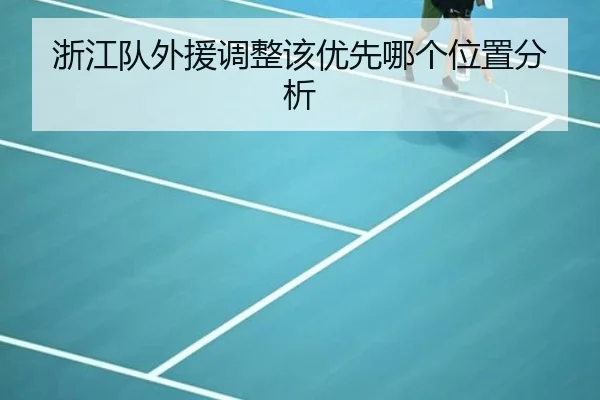 浙江队外援调整该优先哪个位置分析